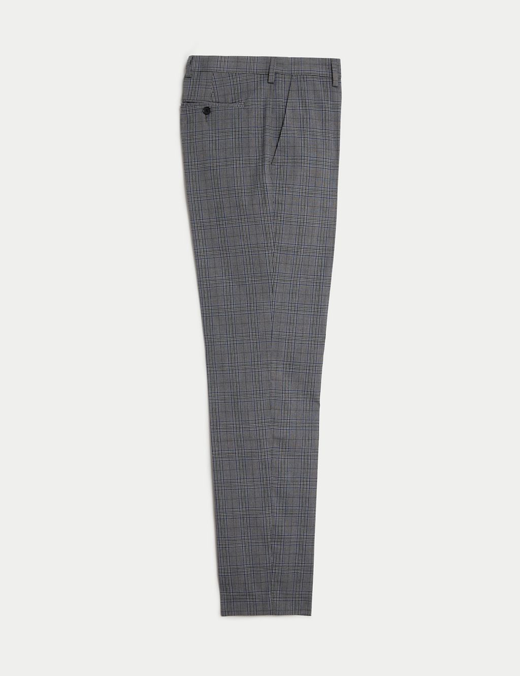 Check Stretch Trousers 1 of 8