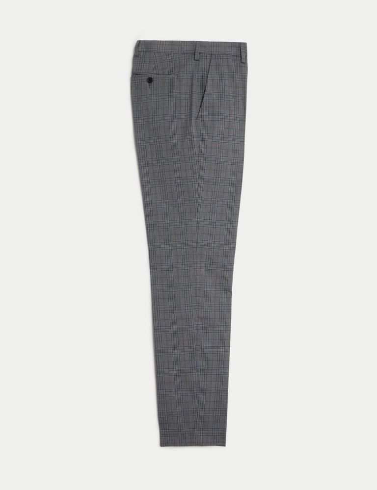 Check Stretch Trousers 2 of 8