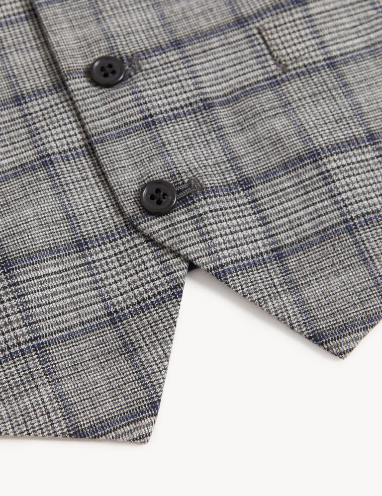 Check Waistcoat M S Collection M S