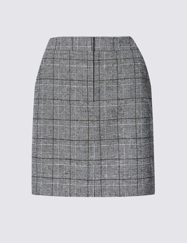 Checked A-Line Mini Skirt 3 of 5