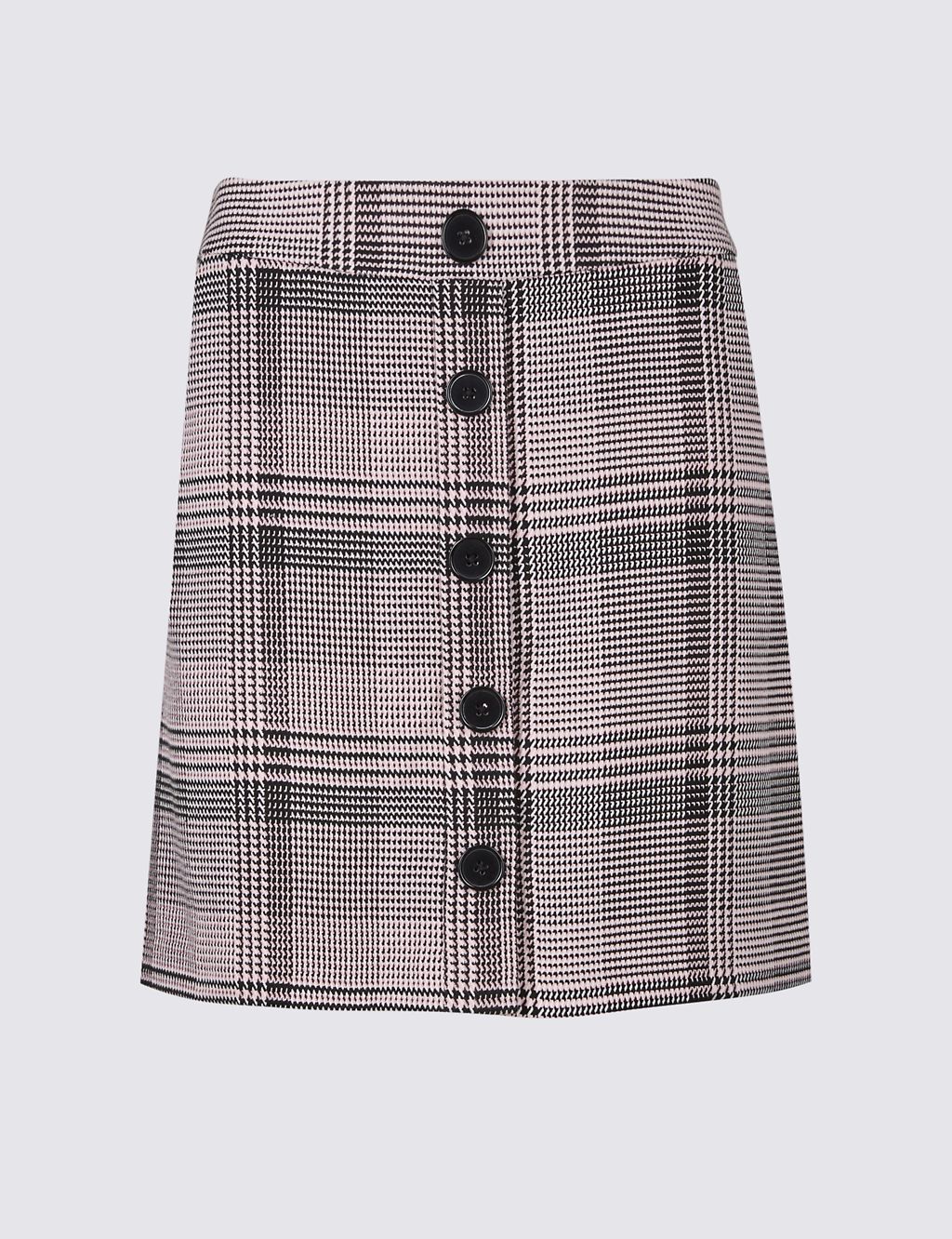 Checked A-Line Mini Skirt 1 of 5