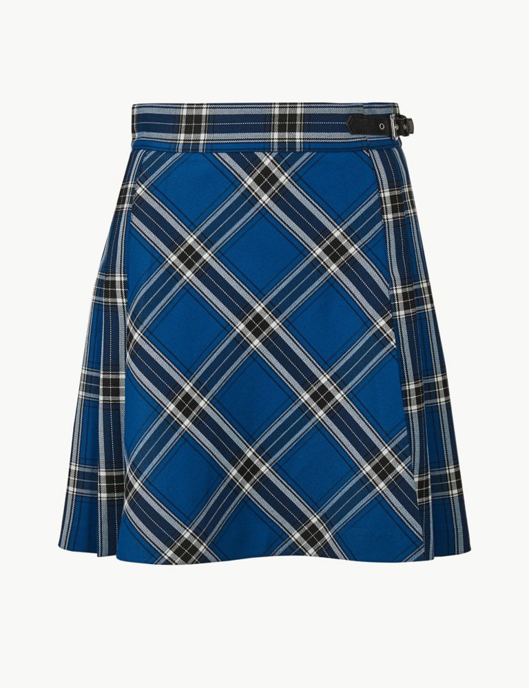 Checked A-Line Mini Skirt 2 of 4