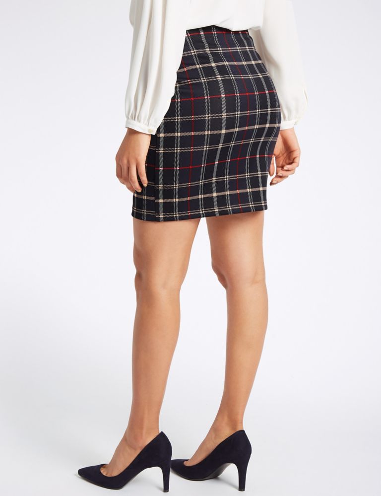 Checked A-Line Mini skirt 4 of 5