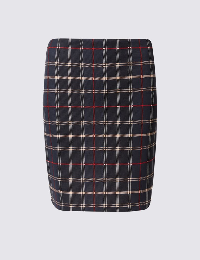 Checked A-Line Mini skirt 2 of 5