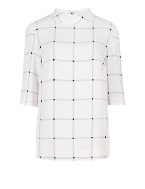 Checked Blouse Image 2 of 4