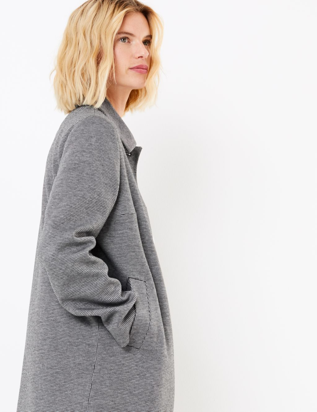 Buy Checked Coat | M&S Collection | M&S