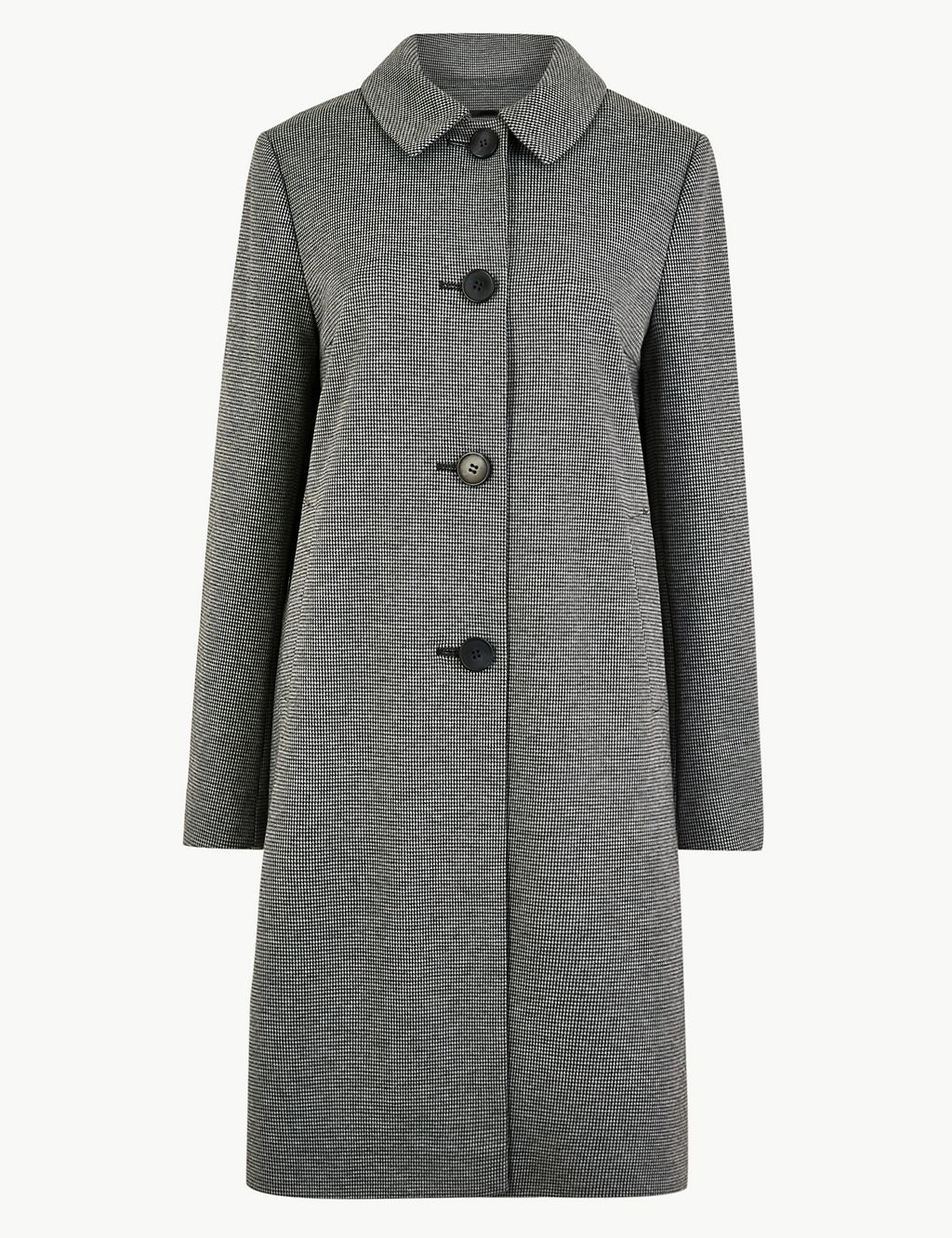 Checked Coat | M&S Collection | M&S