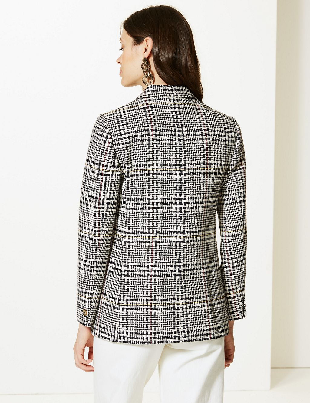 Checked Double Breasted Blazer 4 of 4