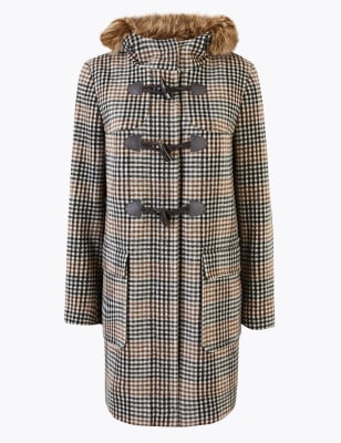 marks and spencer duffle coat