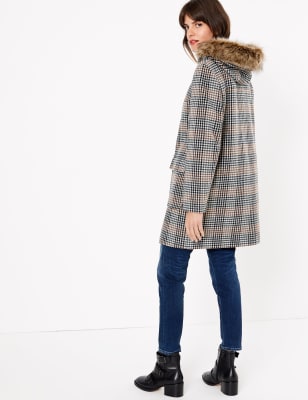marks and spencer duffle coat