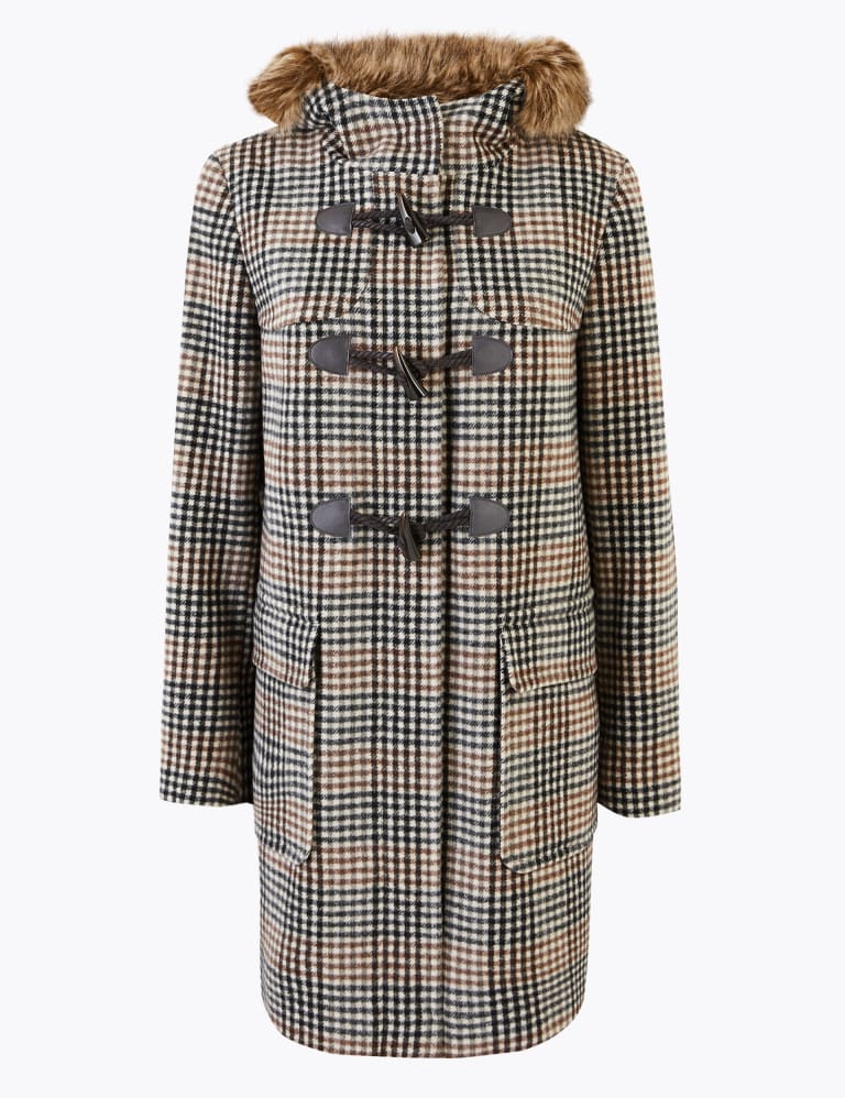 Womens duffle coat marks and spencer online