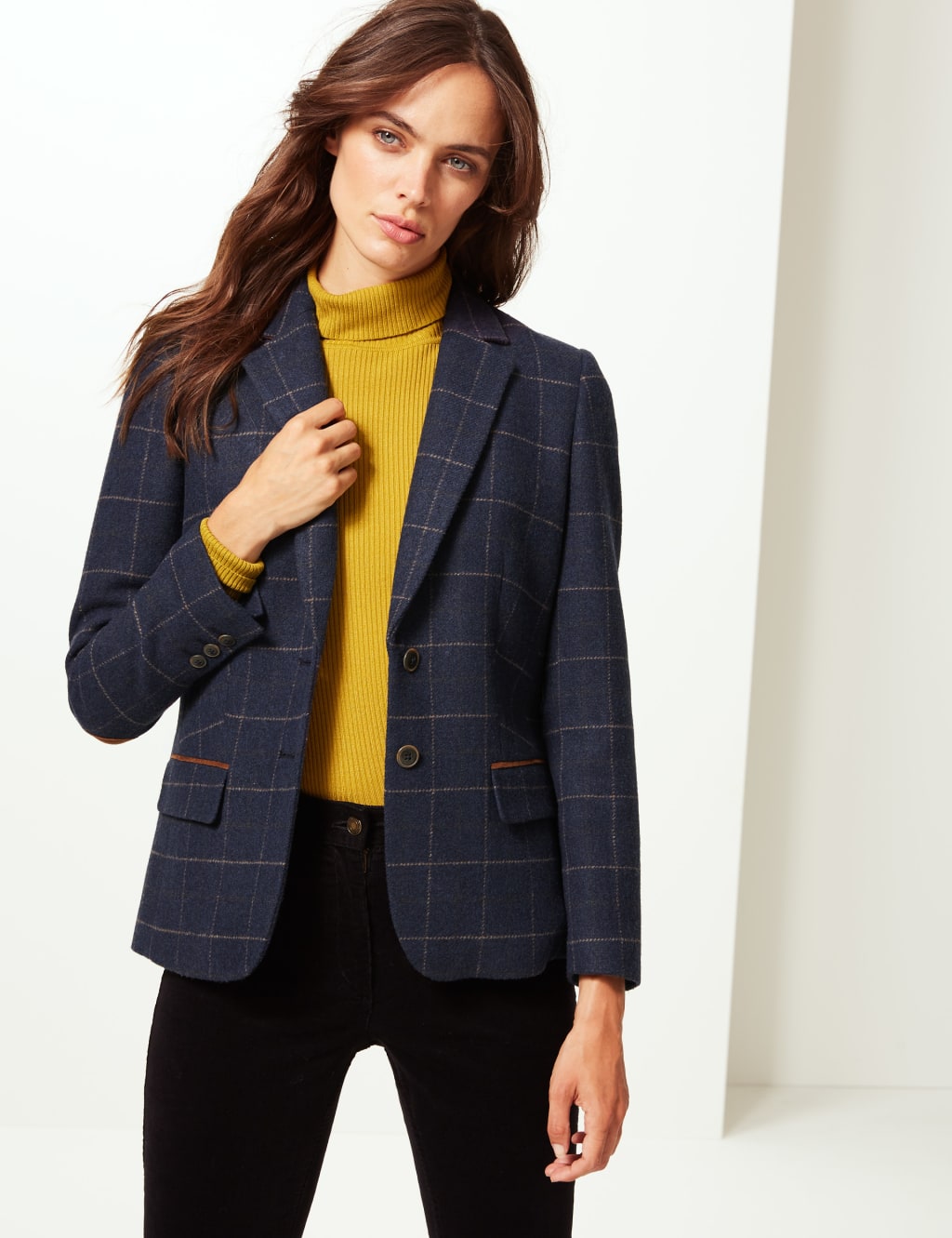 Womens elbow patch blazer hotsell