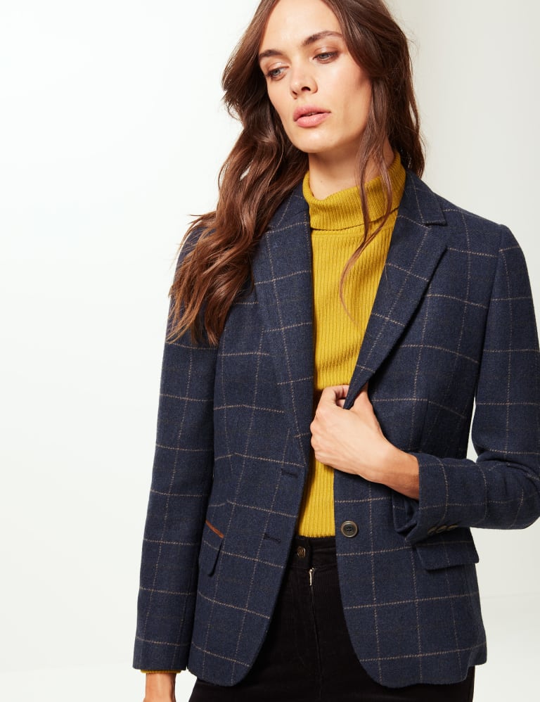 Navy blazer with elbow 2025 patches