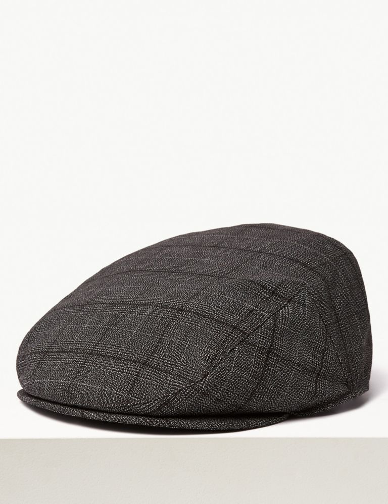 Checked Flat Cap 2 of 4