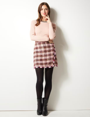 Tartan skirt hotsell marks and spencer