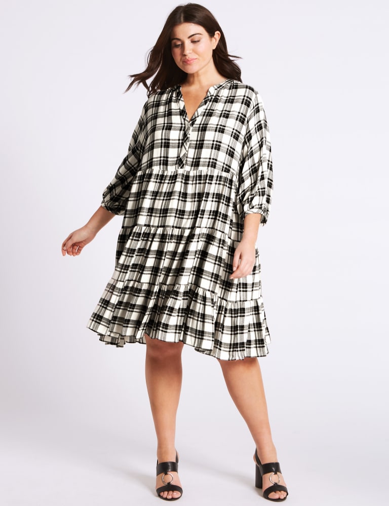 Tartan dress m&s hotsell