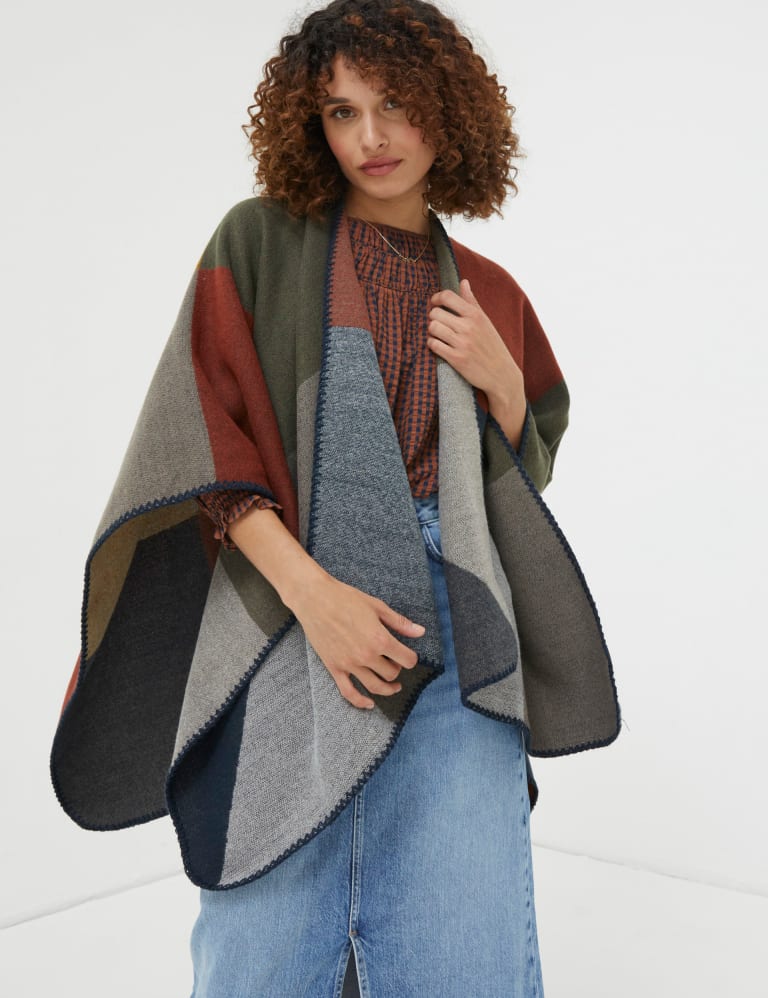 High low poncho top top