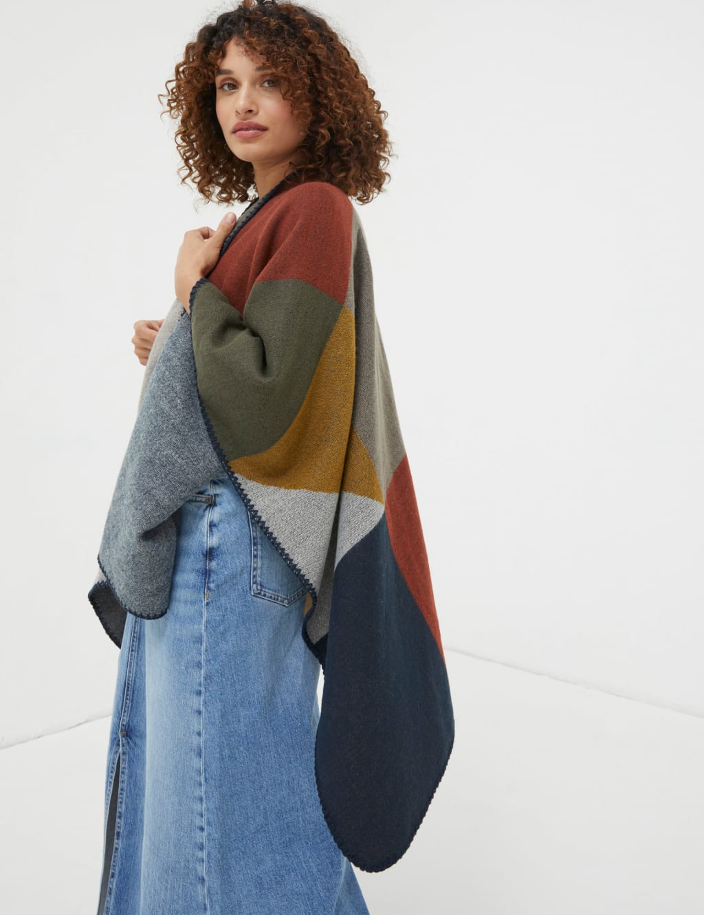 High low poncho top 2025