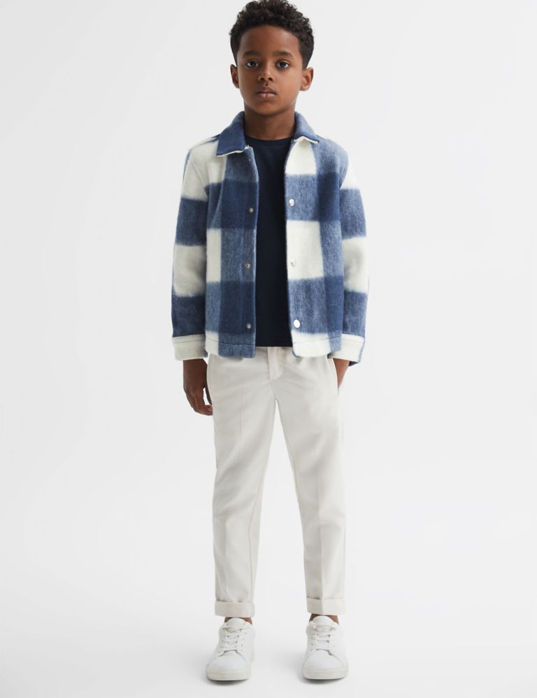 Checked Hooded Jacket (4-14 Yrs) 3 of 5