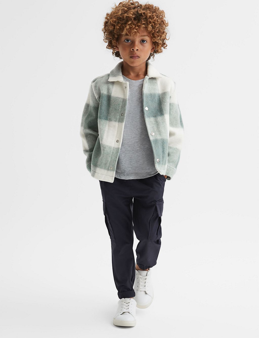 Checked Hooded Jacket (4-14 Yrs) 4 of 5