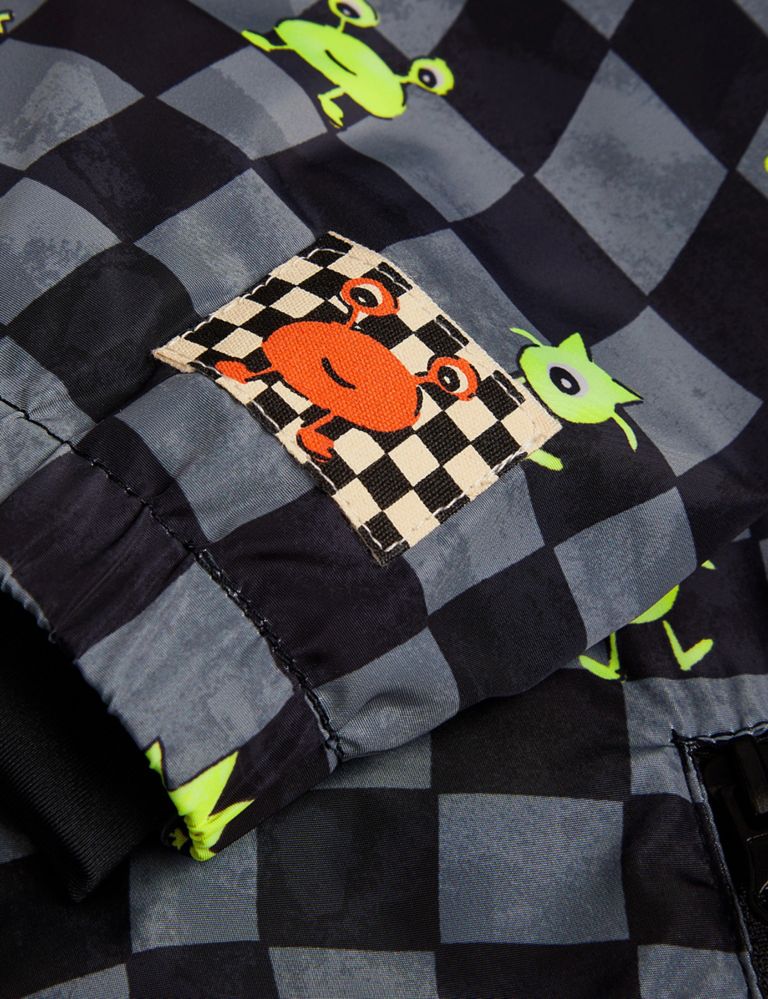 Checked Hooded Raincoat (3-13 Yrs) 3 of 5