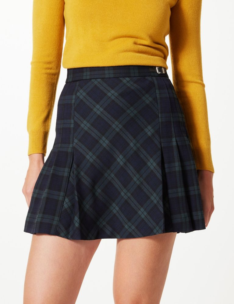 Checked Kilt Mini Skirt 4 of 4
