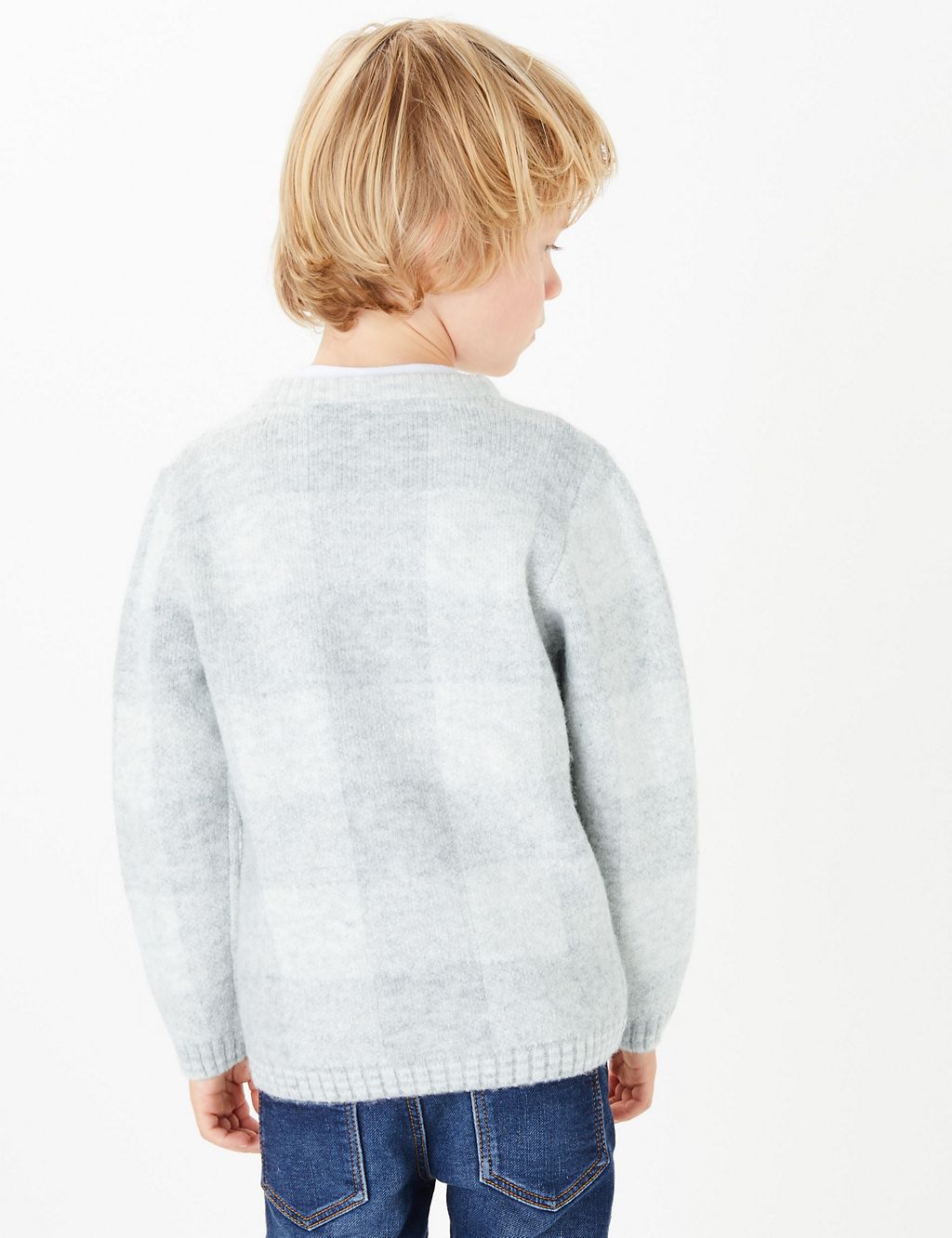 Checked Knitted Jumper (3 Months - 7 Years) 4 of 4