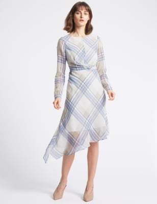 Marks and spencer 2024 tunic midi dress