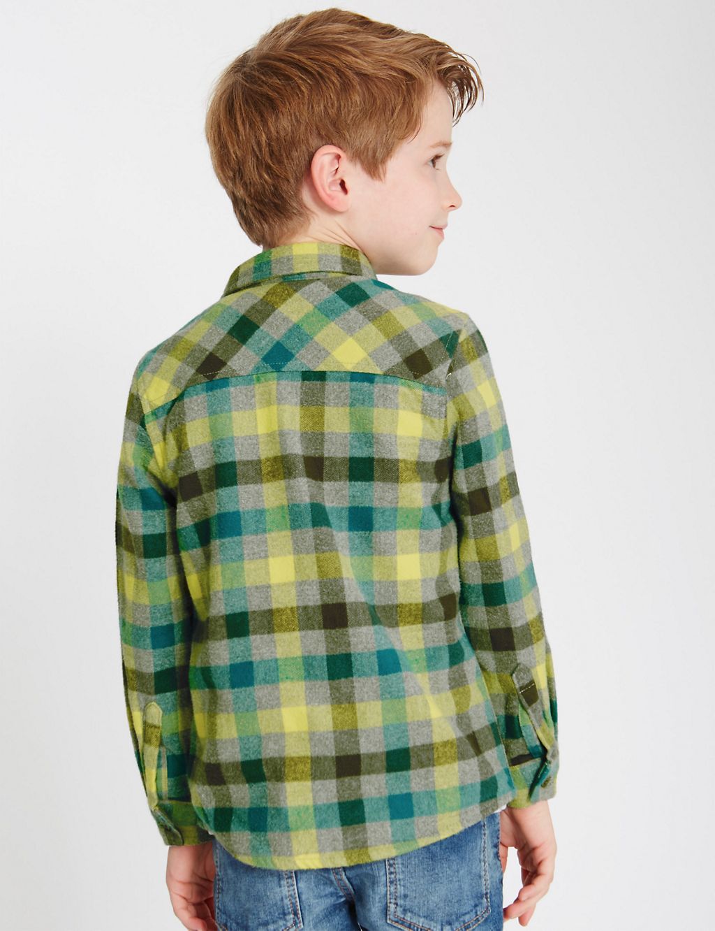 Checked Long Sleeve Shirt (1-7 Years) 2 of 5