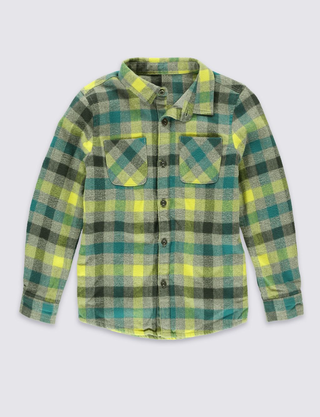 Checked Long Sleeve Shirt (1-7 Years) 1 of 5