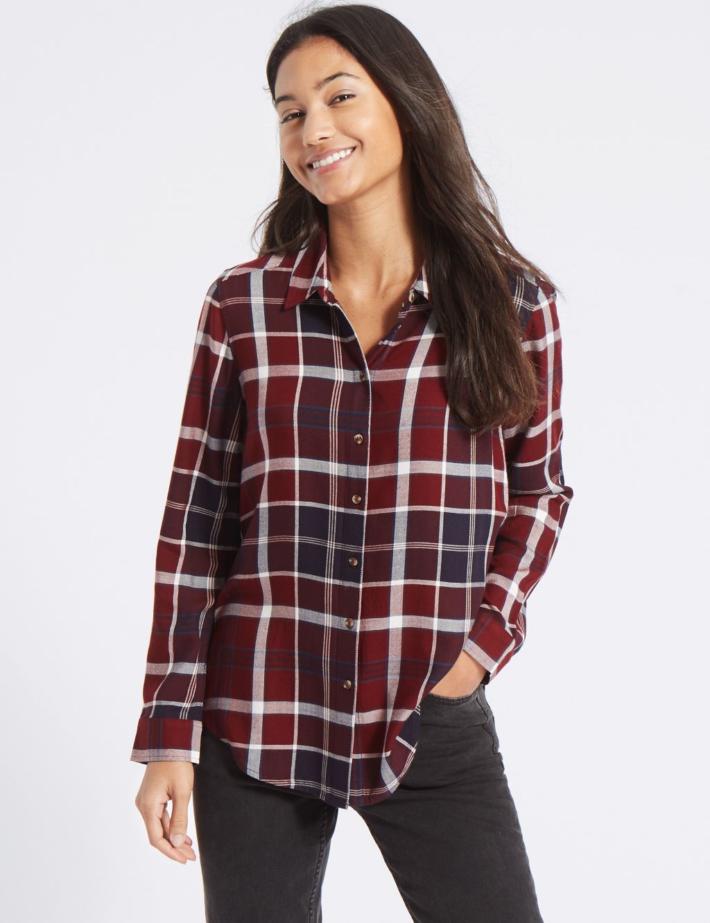 Checked Long Sleeve Shirt 3 of 4