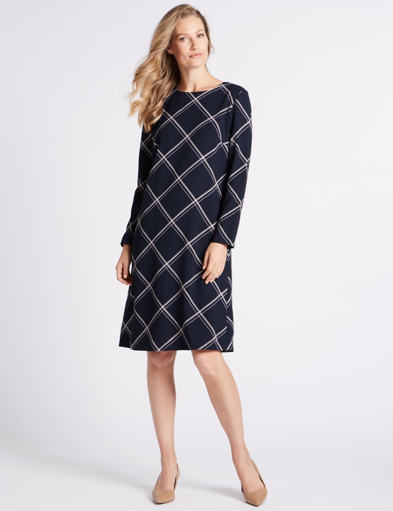 Marks and spencer tunic midi dress best sale