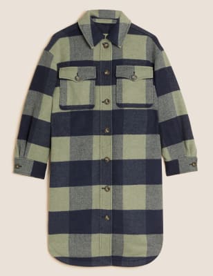 marks and spencer shacket ladies