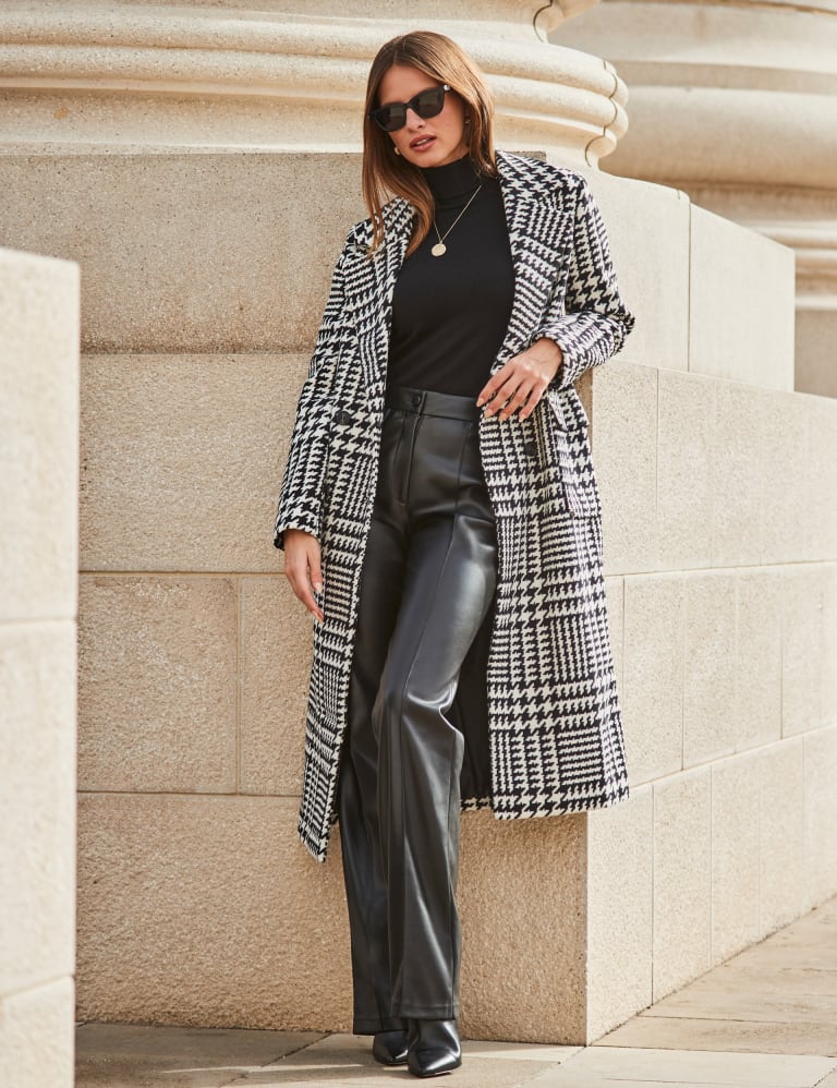 M&s 2025 checked coat