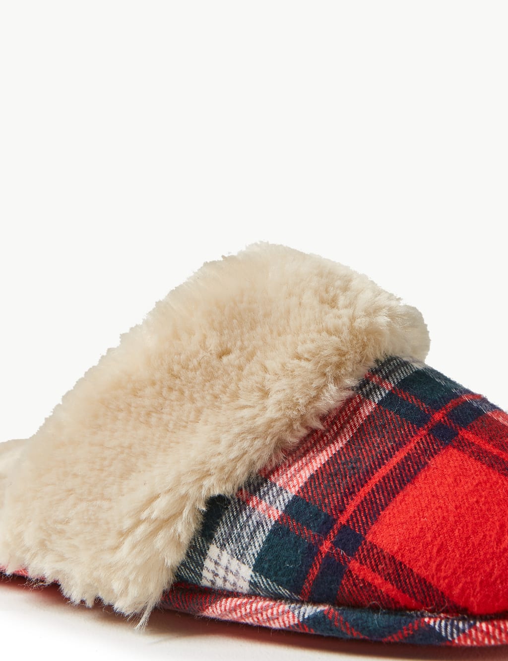 M&s tartan slippers sales