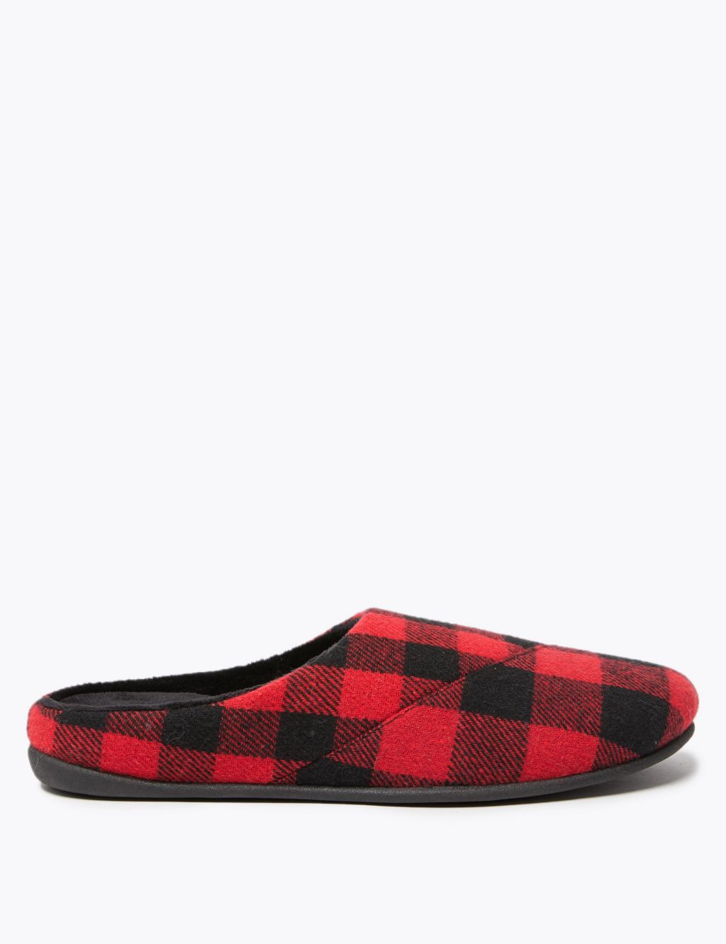 Checked Mule Slippers 1 of 5