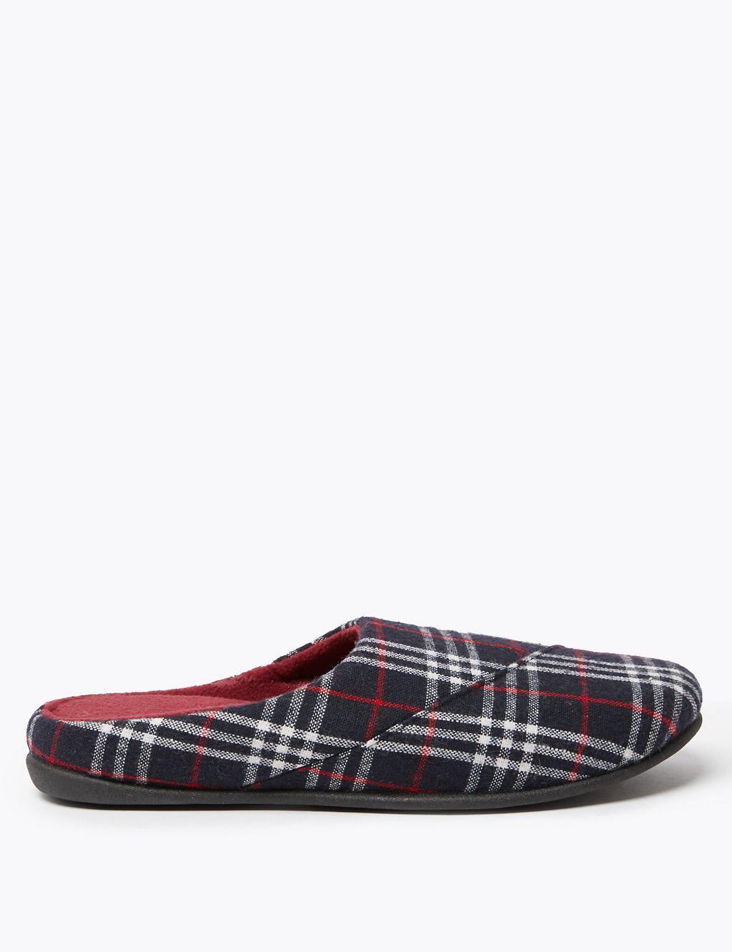 Checked Mule Slippers 1 of 5