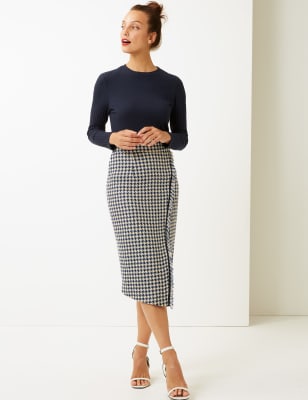 Midi skirt pencil sale