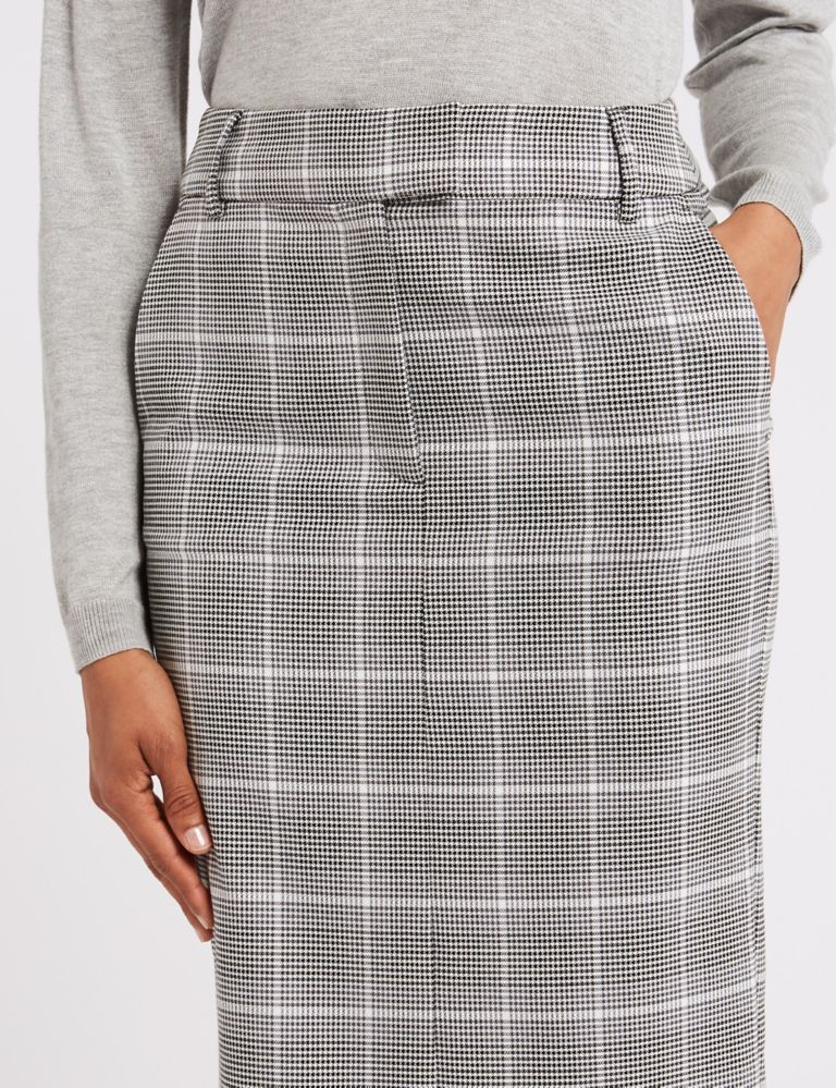 Checked Pencil Skirt 5 of 5
