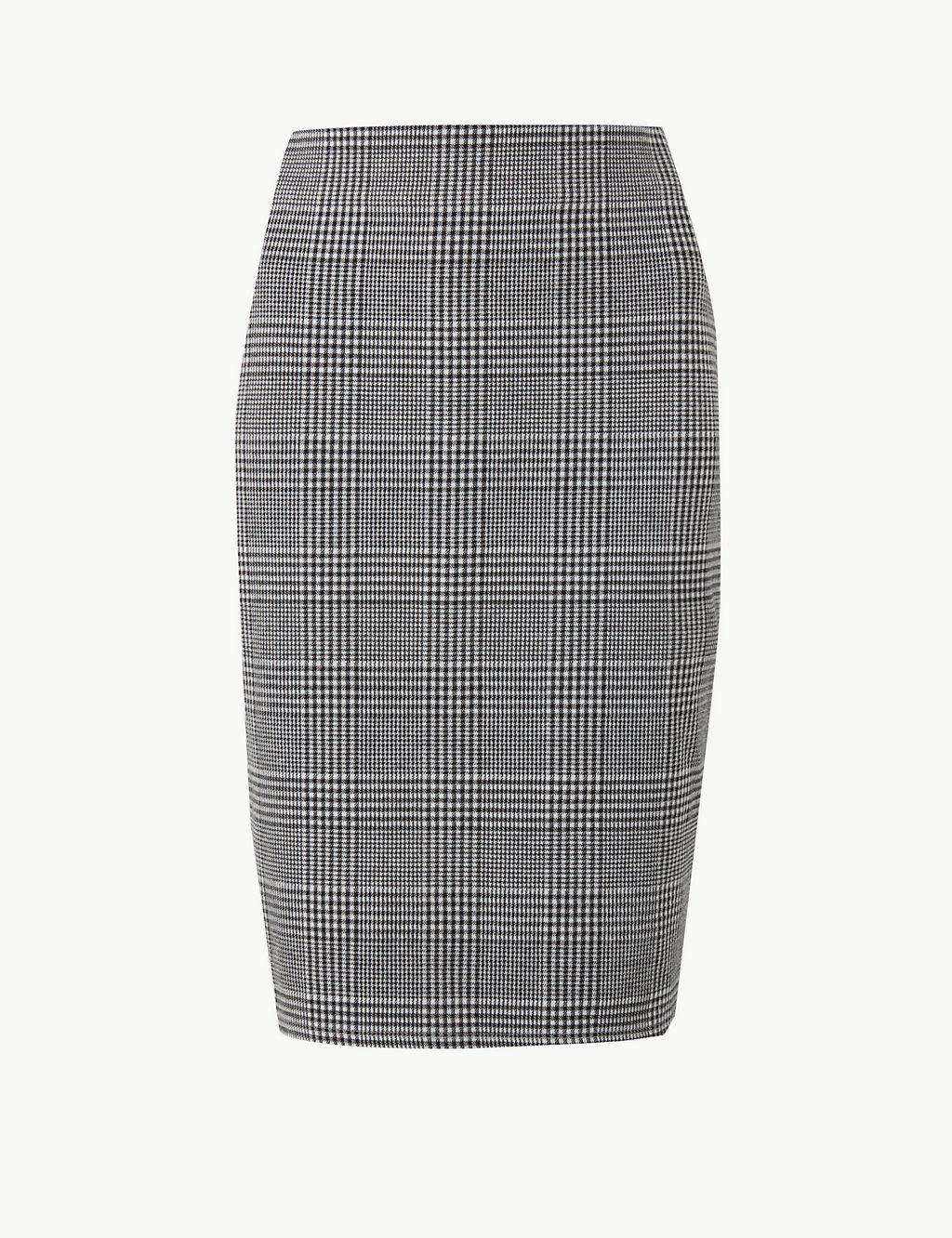 Checked Pencil Skirt 1 of 4