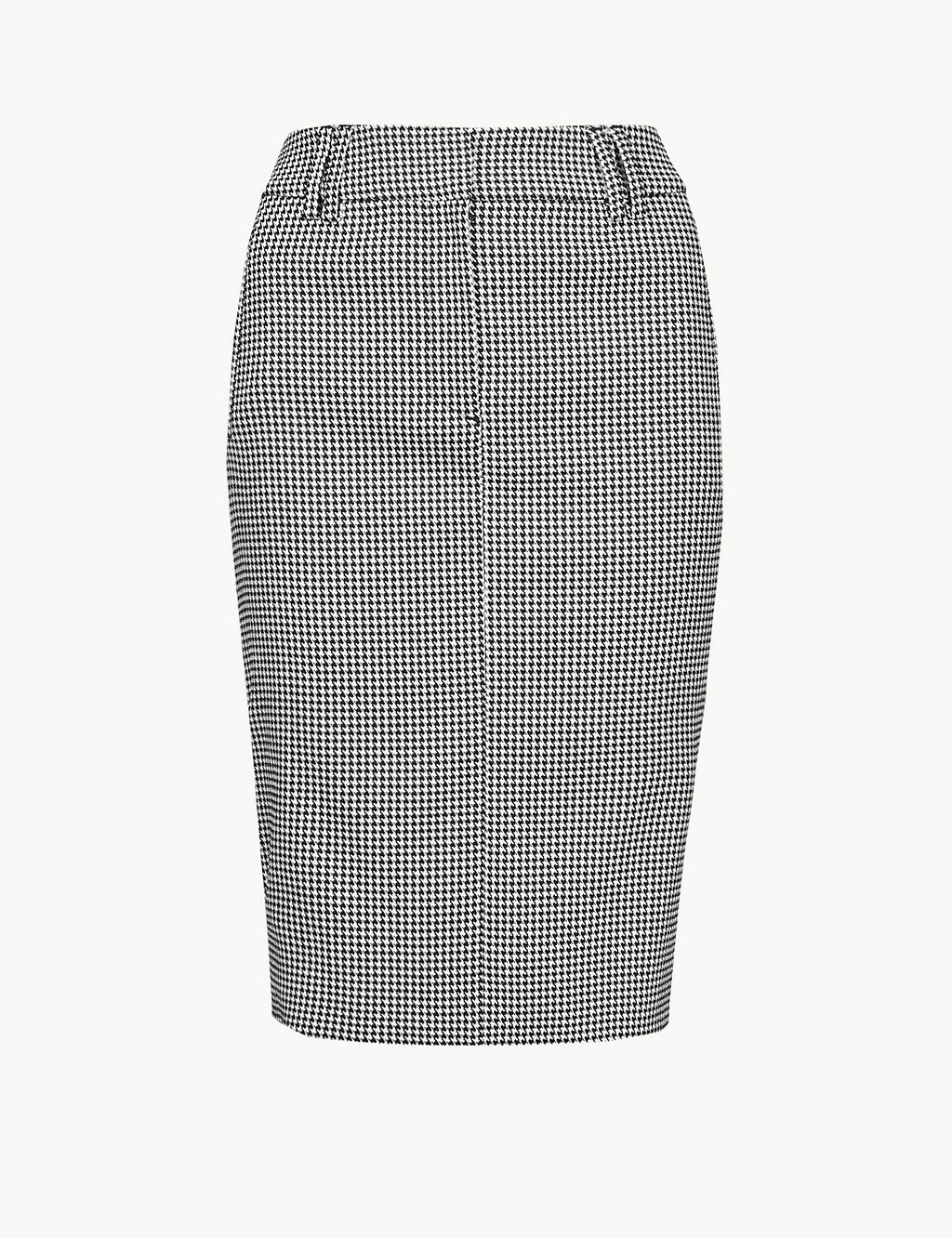 Checked Pencil Skirt 1 of 5
