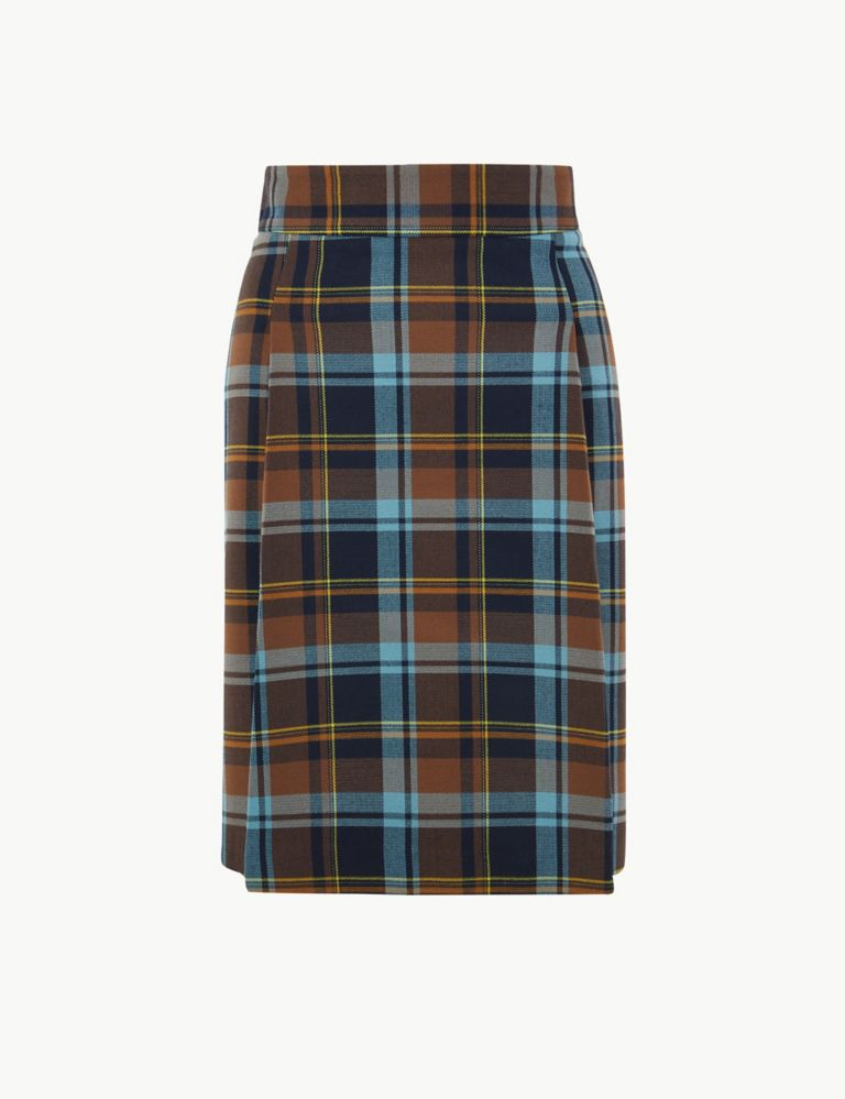 Checked Pleat Front Mini Skirt 2 of 4