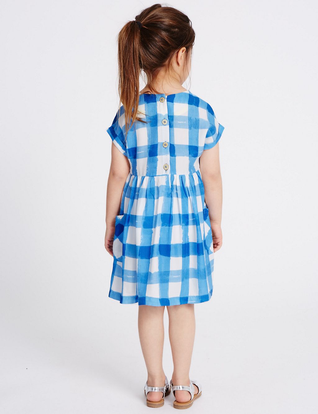 Checked Print Dress (3 Months - 5 Years) 2 of 5