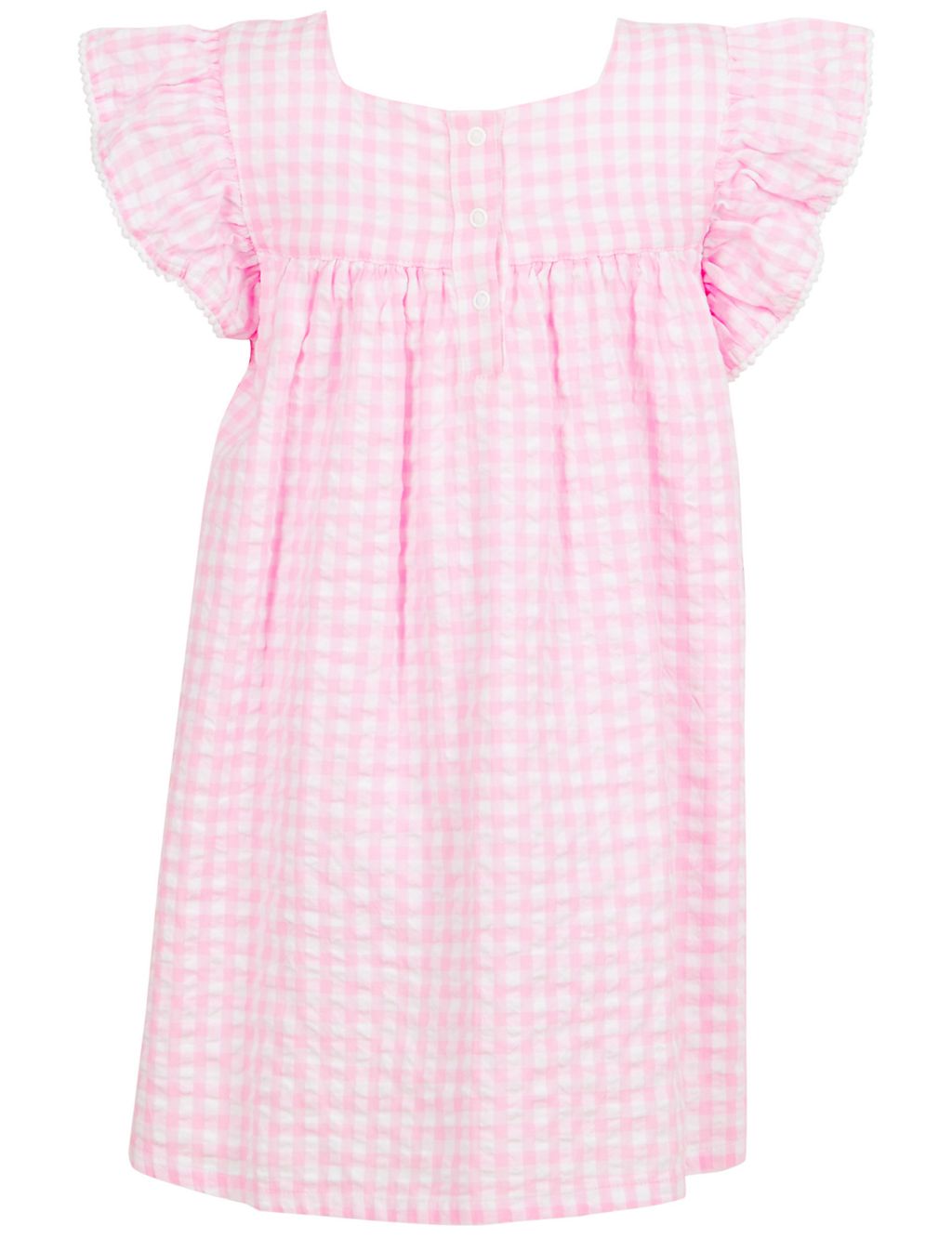 Checked Pure Cotton Dress (3 Months - 7 Years) 6 of 6