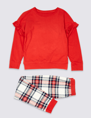 checked xmas pyjamas