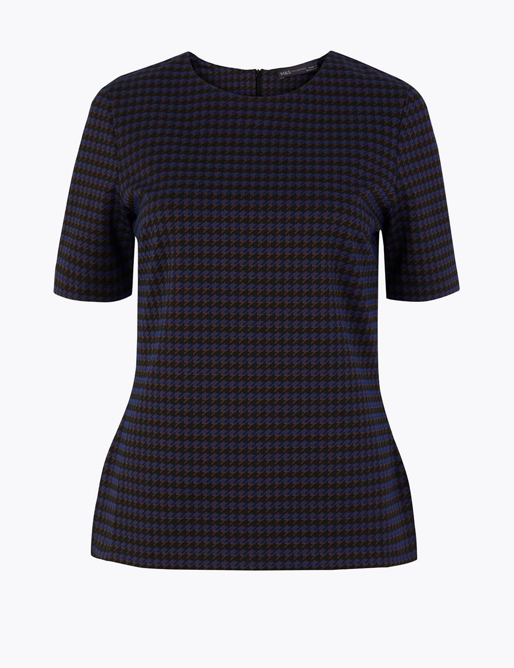 Checked Short Sleeve Top 1 of 4