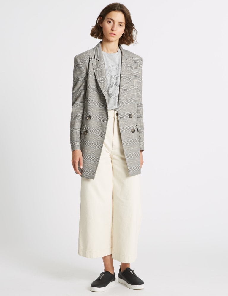 Side stripe blazer outlet