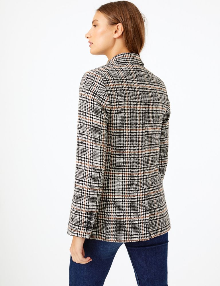 Checked Single Breasted Blazer 4 of 4