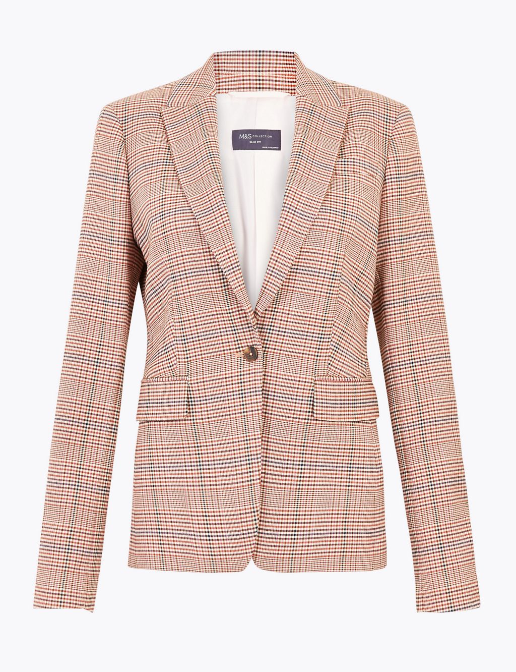 Checked Single Breasted Blazer 1 of 1