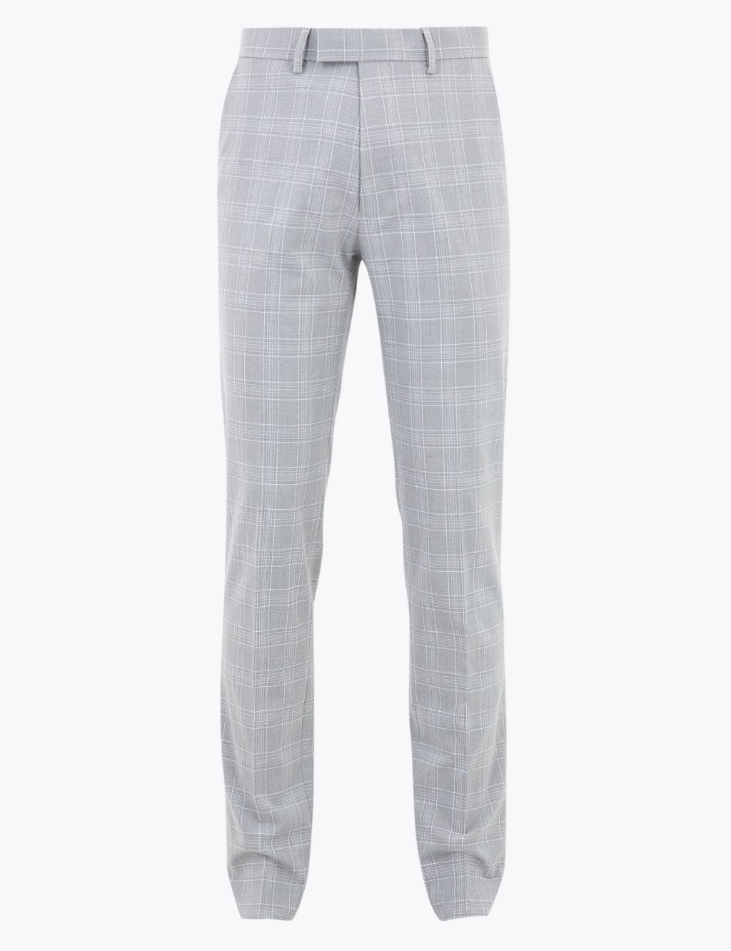 Checked Skinny Fit Trousers 1 of 9